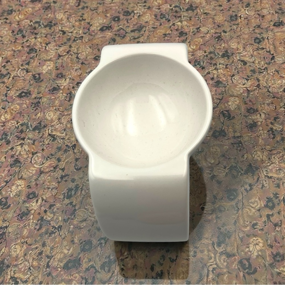 PartyLite Modern White Ceramic Wax Warmer Tealight Holder Simplistic - Picture 9 of 13